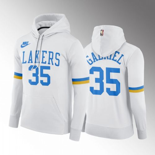 Wenyen Gabriel Los Angeles Lakers 2022-23 MPLS Classic Hoodie White Pullover