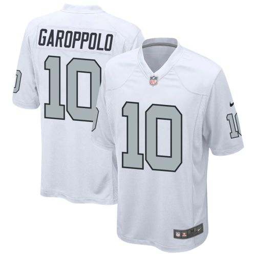 Jimmy Garoppolo 10 Las Vegas Raiders Alternate Game Men Jersey - White