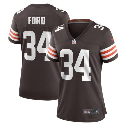 Jerome Ford 34 Cleveland Browns Game Women Jersey - Brown