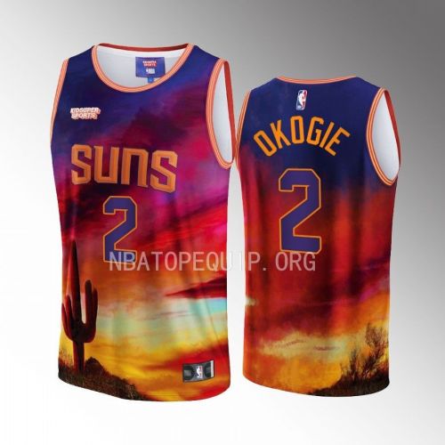 Josh Okogie 2 Phoenix Suns NBA & KidSuper Studios Unisex Hometown Jersey