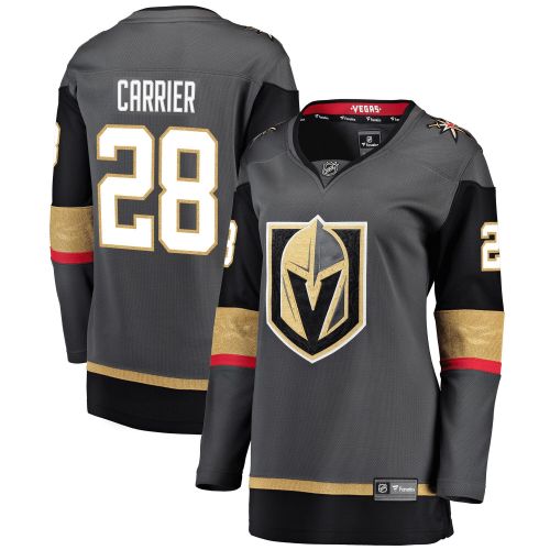 Women's William Carrier Black Vegas Golden Knights Breakaway Player Jersey Jersey