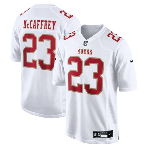 Christian McCaffrey 23 San Francisco 49ers Fashion Game Men Jersey - Tundra White