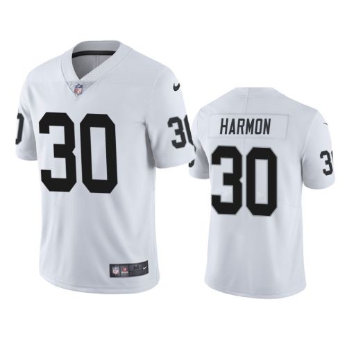 Las Vegas Raiders Duron Harmon 30 White Vapor Limited Jersey