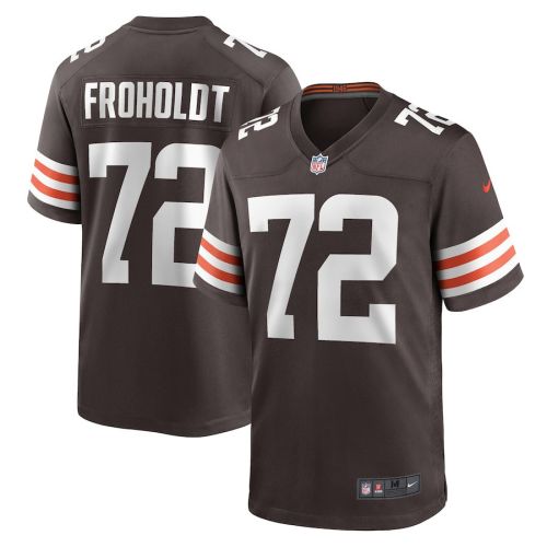 Hjalte Froholdt Cleveland Browns Game Player Jersey - Brown