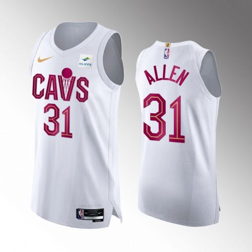 Cleveland Cavaliers Jarrett Allen 31 2022-23 Association Edition White Jersey