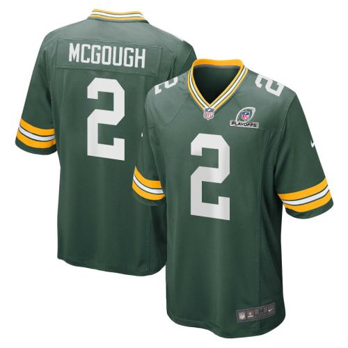 Alex McGough 2 Green Bay Packers 2023 Playoffs Patch Game Men Jersey - Green