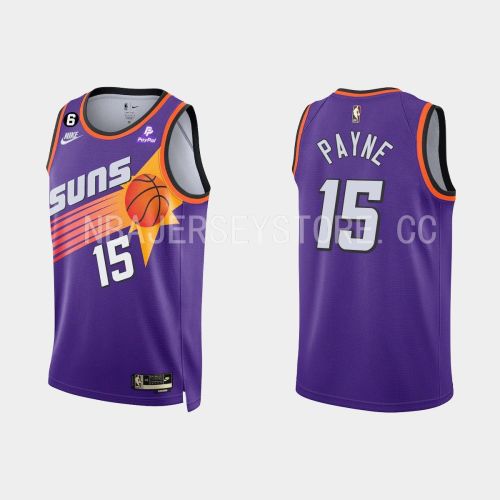 Phoenix Suns Cameron Payne 15 2022-23 Classic Edition Purple Men Jersey