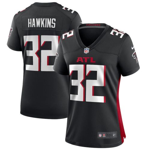 Jaylinn Hawkins 32 Atlanta Falcons Women's Game Jersey - Black