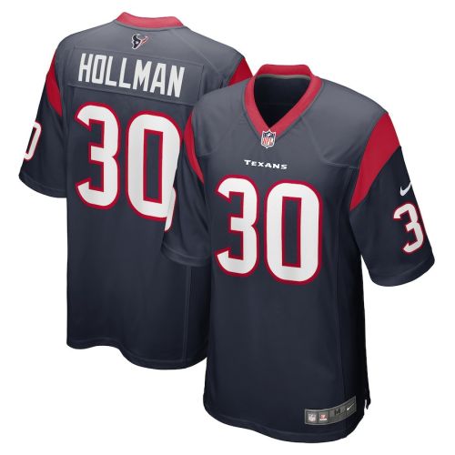 Ka'Dar Hollman 30 Houston Texans Men Game Jersey - Navy