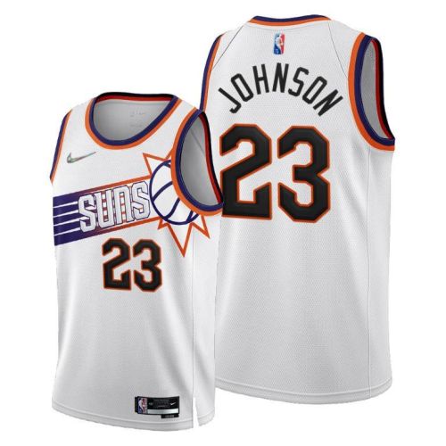 Phoenix Suns 23 Cameron Johnson 2022-23 Association Edition Jersey White - Men Jersey