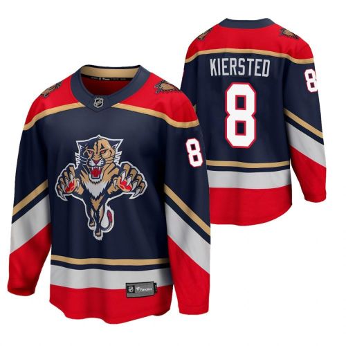 Florida Panthers Matt Kiersted 8 2023 Jersey Blue Reverse Retro Jersey Jersey