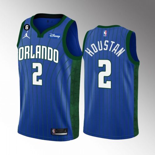 Orlando Magic Caleb Houstan 2 2022-23 Statement Edition Blue Jersey Swingman