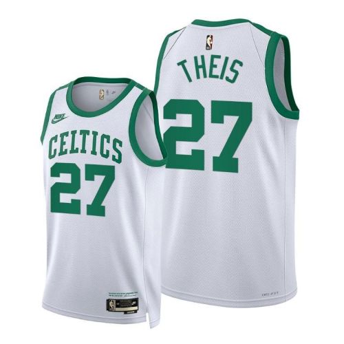 Daniel Theis 27 Boston Celtics 2022 Classic Edition White Jersey Year Zero - Men Jersey