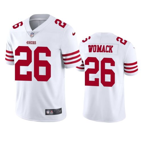 San Francisco 49ers Samuel Womack 26 White Vapor Limited Jersey