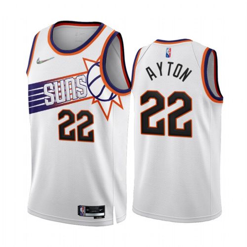 Deandre Ayton 22 Phoenix Suns 2022-23 White Association Edition Jersey NBA 75th