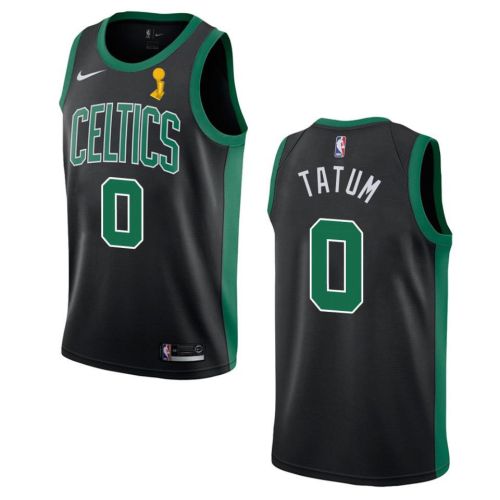 Celtics Jayson Tatum Statement 2022 Final Champions Jersey Black