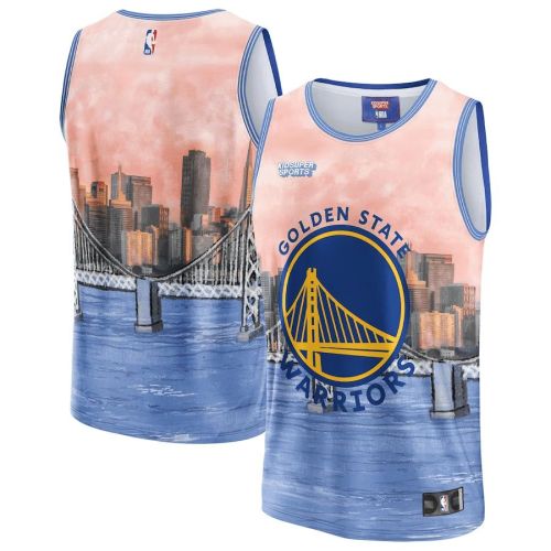 Golden State Warriors NBA & KidSuper Studios Unisex Hometown Jersey - Blue