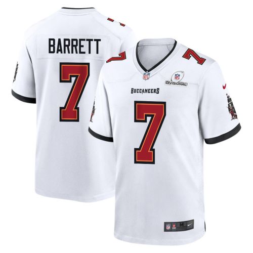 Shaquil Barrett 7 Tampa Bay Buccaneers 2024 Divisional Patch Game Men Jersey - White