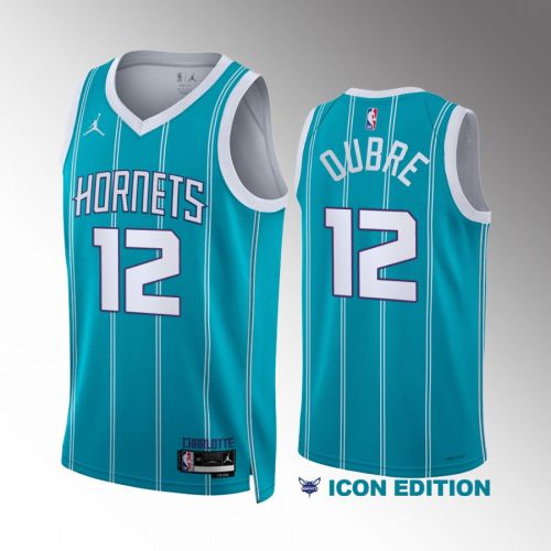 Kelly Oubre 12 Charlotte Hornets Teal Men Jersey 2022-23 Icon Edition Swingman