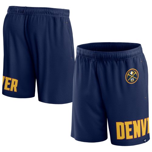 Denver Nuggets Free Throw Mesh Shorts - Navy