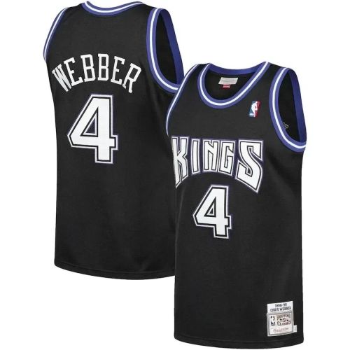 Chris Webber Sacramento Kings Mitchell & Ness 1998-99 Hardwood Classics Jersey - Black