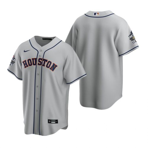 Men's Houston Astros Gray 2022-23 World Series Jersey