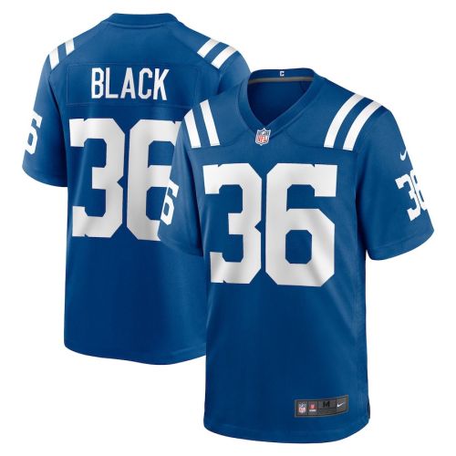 Henry Black 36 Indianapolis Colts Men Team Game Jersey - Royal