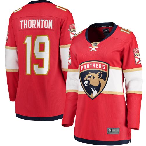 Joe Thornton Florida Panthers Women's Home Breakaway Player Jersey - Red Jersey