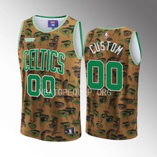 Custom Boston Celtics NBA & KidSuper Studios Unisex Hometown Jersey