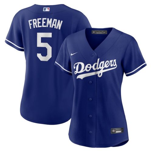 Freddie Freeman 5 Los Angeles Dodgers Alternate Women Jersey - Royal