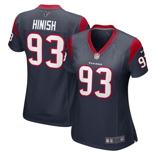 Kurt Hinish Houston Texans Women's Game Player Jersey - Navy