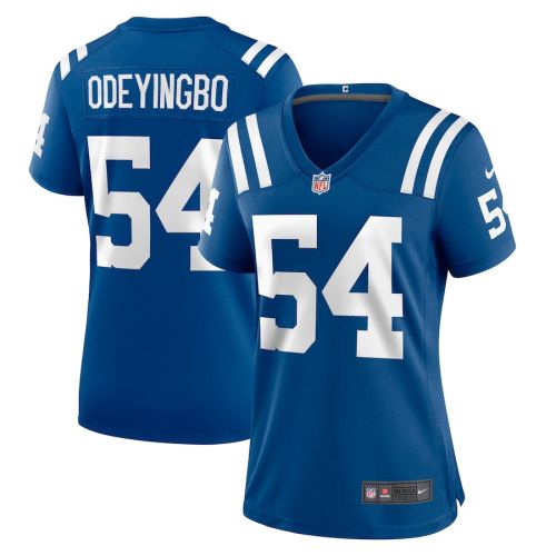 Dayo Odeyingbo 54 Indianapolis Colts Women Game Jersey - Royal