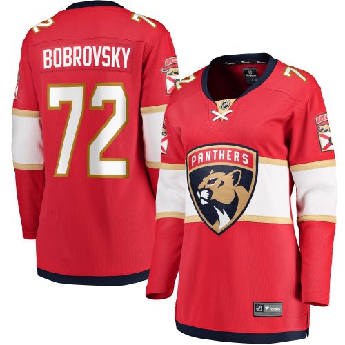 Women's Sergei Bobrovsky Red Florida Panthers Home Breakaway Jersey Jersey