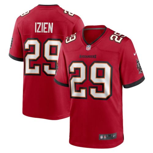 Christian Izien 29 Tampa Bay Buccaneers Men Game Jersey - Red