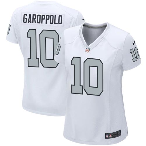 Jimmy Garoppolo 10 Las Vegas Raiders Alternate Game Women Jersey - White