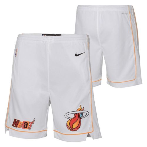 Miami Heat 2022/23 City Edition Swingman Shorts - White