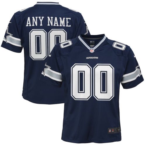 Dallas Cowboys YOUTH Custom Game Jersey - Navy