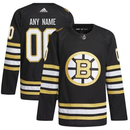 Boston Bruins 100th Anniversary Primegreen Custom Men Jersey - Black