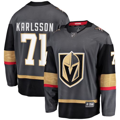 Men's William Karlsson Gray Vegas Golden Knights Home Premier Breakaway Player Jersey Jersey