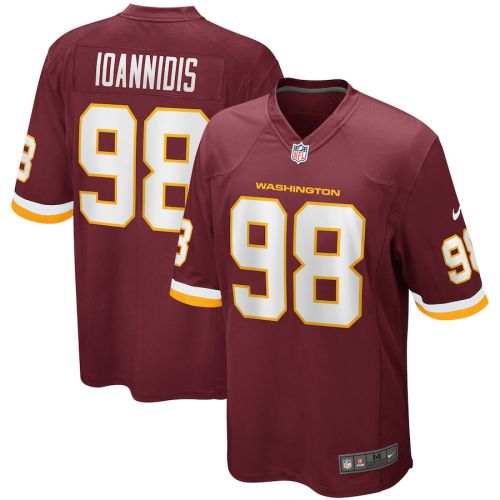 Matt Ioannidis 98 Washington Commanders Football Team Men Game Jersey - Burgundy