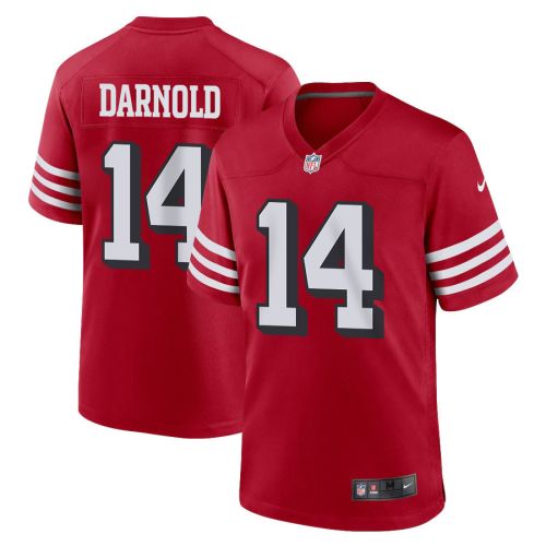 Sam Darnold 14 San Francisco 49ers Men Alternate Game Jersey - Scarlet