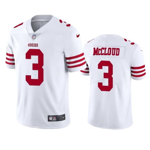 Ray-Ray McCloud San Francisco 49ers 3 White Vapor Limited Jersey