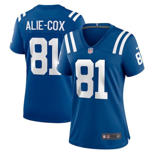 Mo Alie-Cox 81 Indianapolis Colts Women Team Game Jersey - Royal