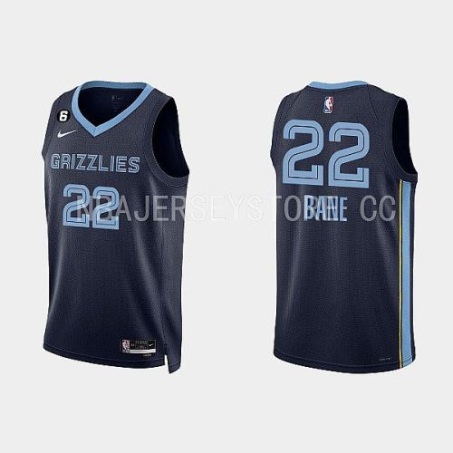 Memphis Grizzlies 22 Desmond Bane 2022-23 Icon Edition Navy Men Jersey