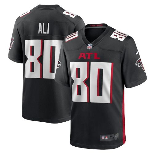 Josh Ali 80 Atlanta Falcons Men's Team Game Jersey - Black