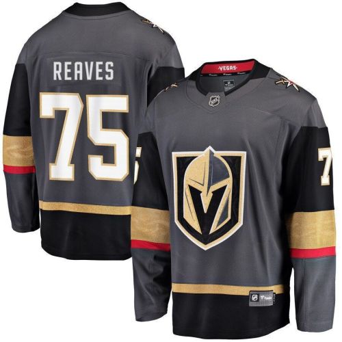 Ryan Reaves Vegas Golden Knights Home Premier Breakaway Player Jersey - Gray