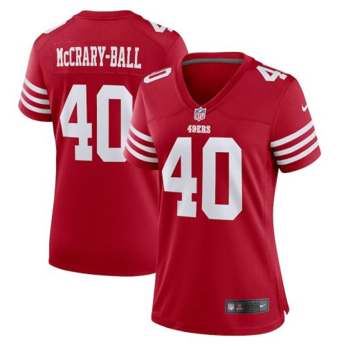 Marcelino McCrary-Ball San Francisco 49ers Women's Game Player Jersey - Scarlet