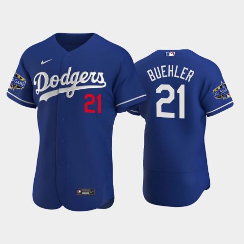 Los Angeles Dodgers Walker Buehler 21 Alternate Royal 2022-23 All-Star Game Jersey