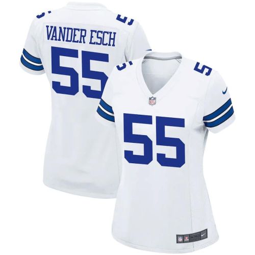 Leighton Vander Esch 55 Dallas Cowboys Women's Game Jersey - White