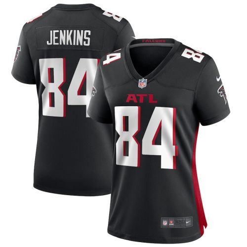 Alfred Jenkins 84 Atlanta Falcons Women's Game Jersey - Black